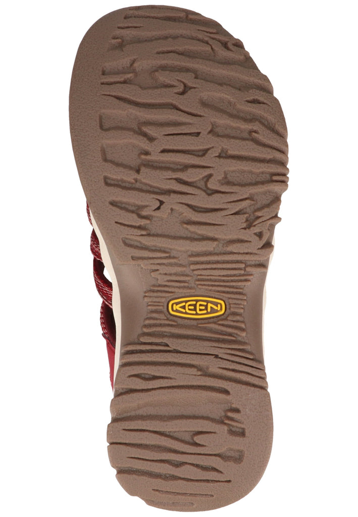 Keen Sandalen Lederimitat/Textil Dunkelrot