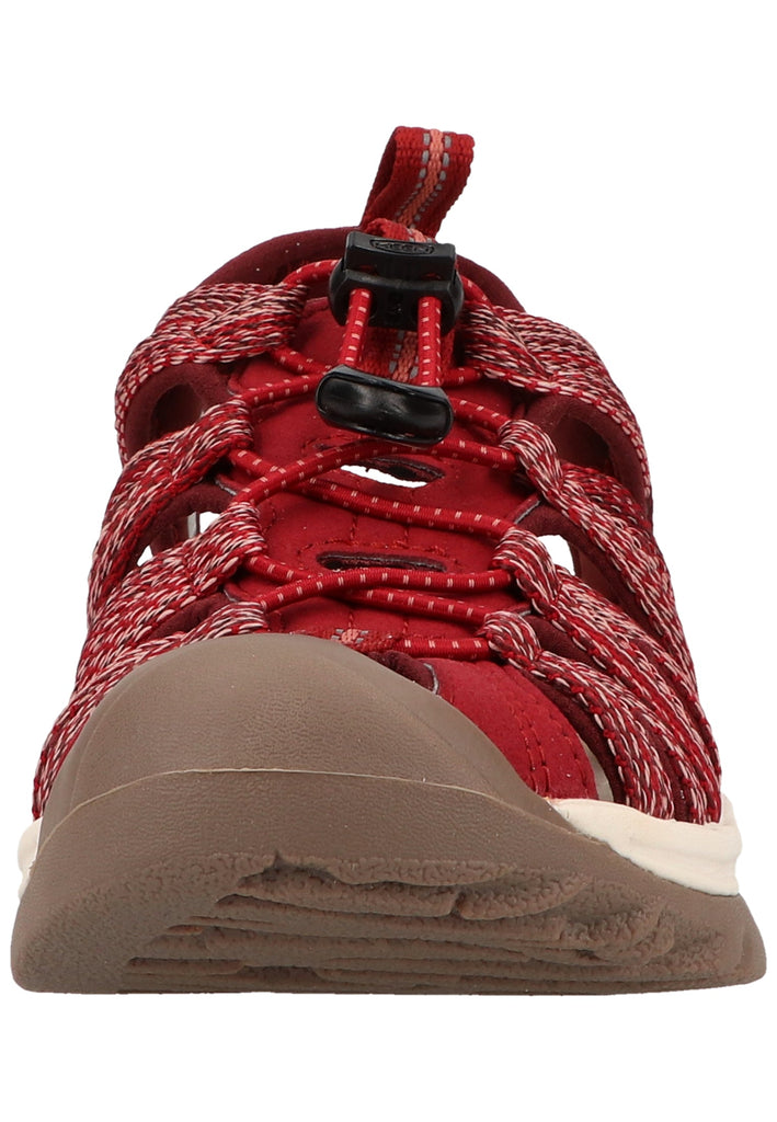 Keen Sandalen Lederimitat/Textil Dunkelrot