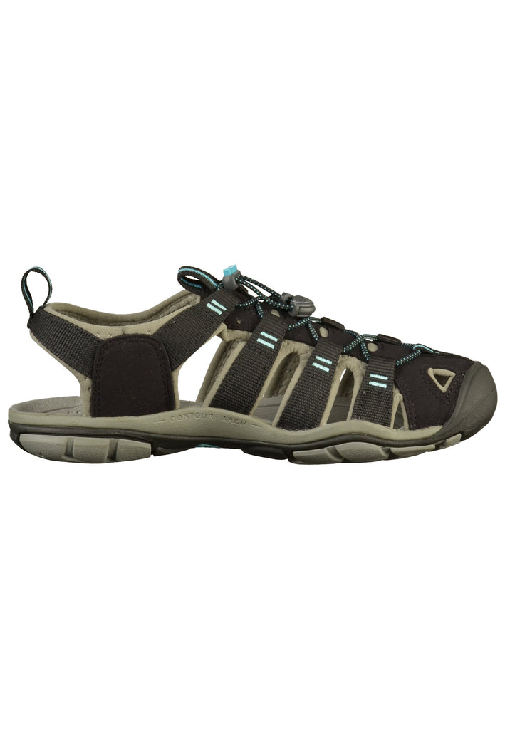 Keen Sandalen Lederimitat/Textil Schwarz