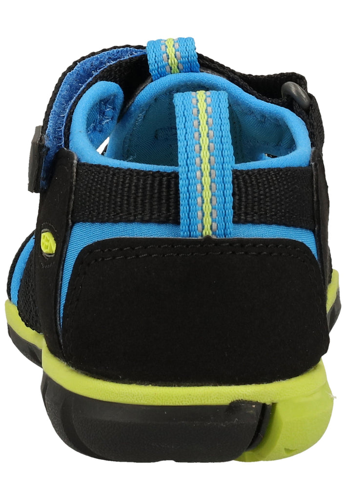 Keen Sandalen Lederimitat/Textil Schwarz/Blau