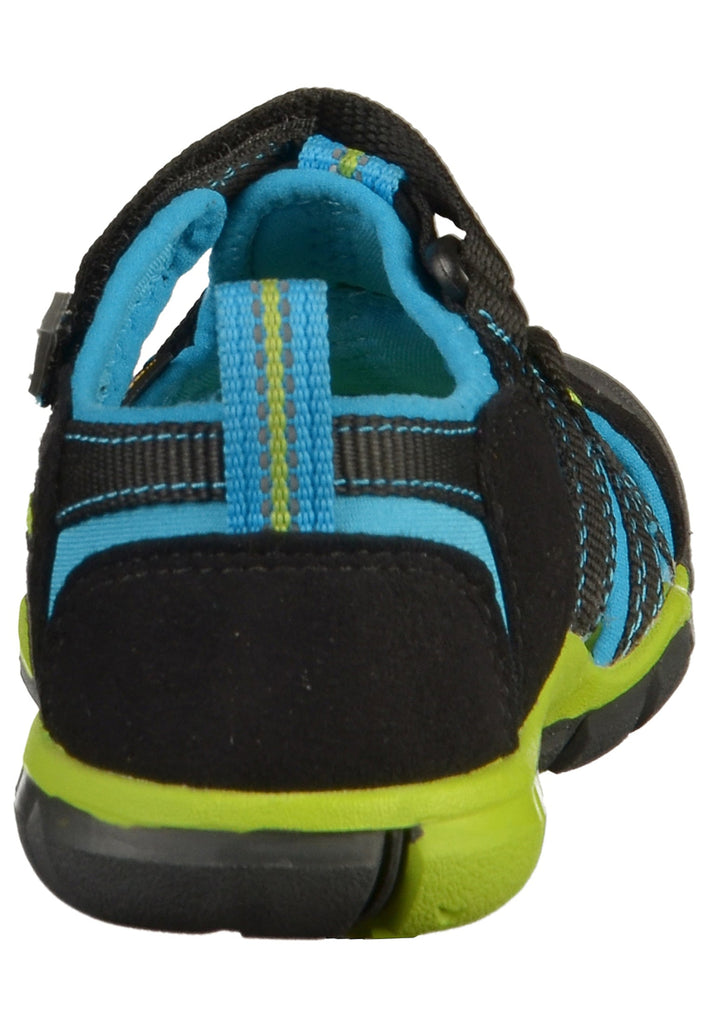 Keen Sandalen Lederimitat/Textil Schwarz/Blau