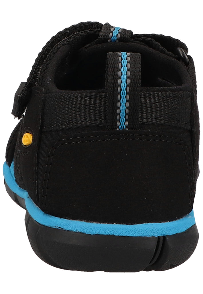 Keen Sandalen Lederimitat/Textil Schwarz/Gelb