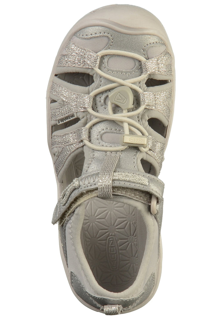 Keen Sandalen Lederimitat/Textil Silber