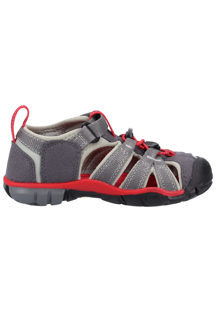 Keen Sandalen Textil Grau/Rot