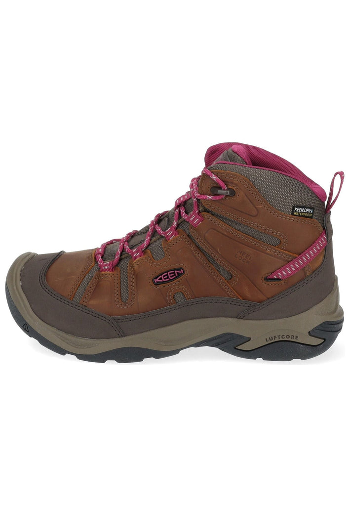 Sport- und Wanderschuhe Keen Wanderschuhe Leder/Textil Braun/Lila