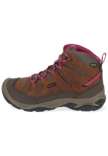 Sport- und Wanderschuhe Keen Wanderschuhe Leder/Textil Braun/Lila