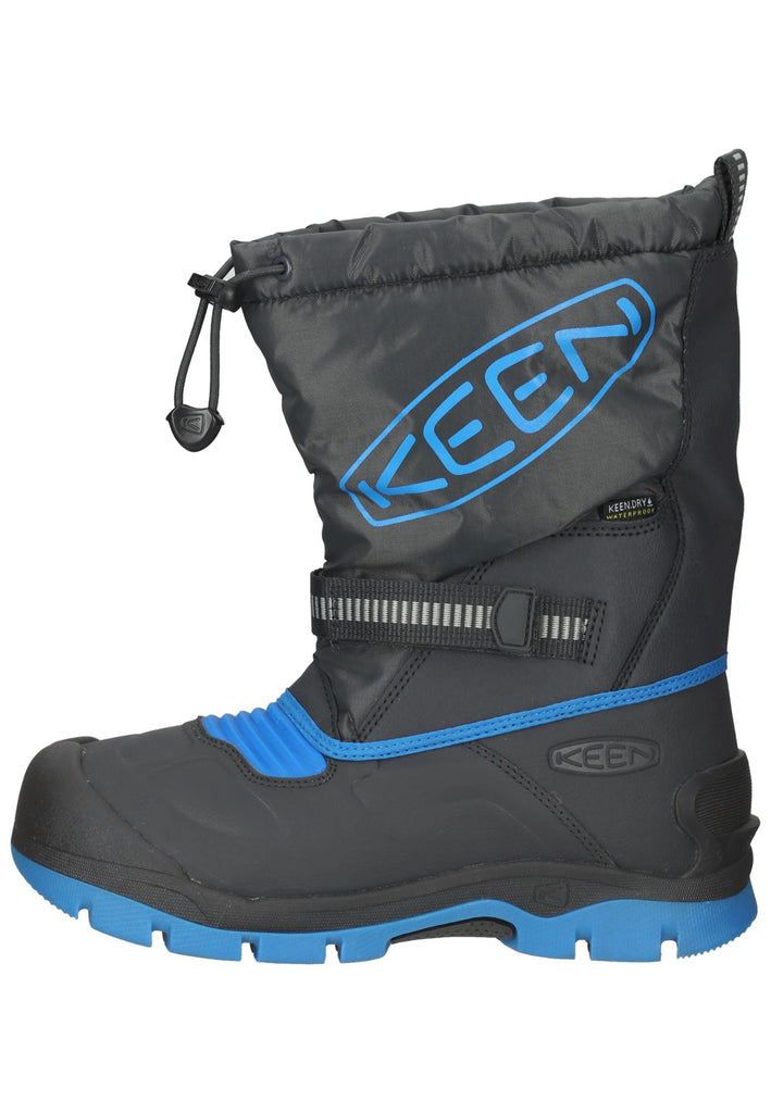 Sport- und Wanderschuhe Keen Wanderschuhe Lederimitat/Textil Grau/Blau Warmfutter