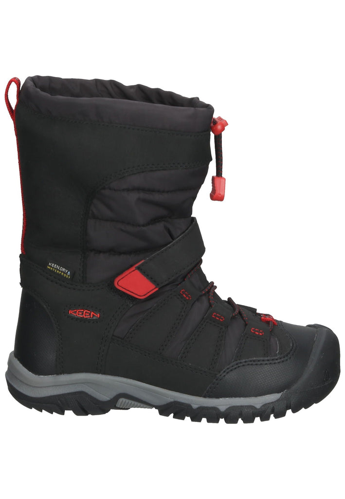 Stiefel Keen Stiefel Leder/Textil Schwarz/Rot