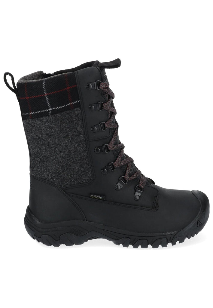 Keen Stiefelette Leder/Textil Schwarz