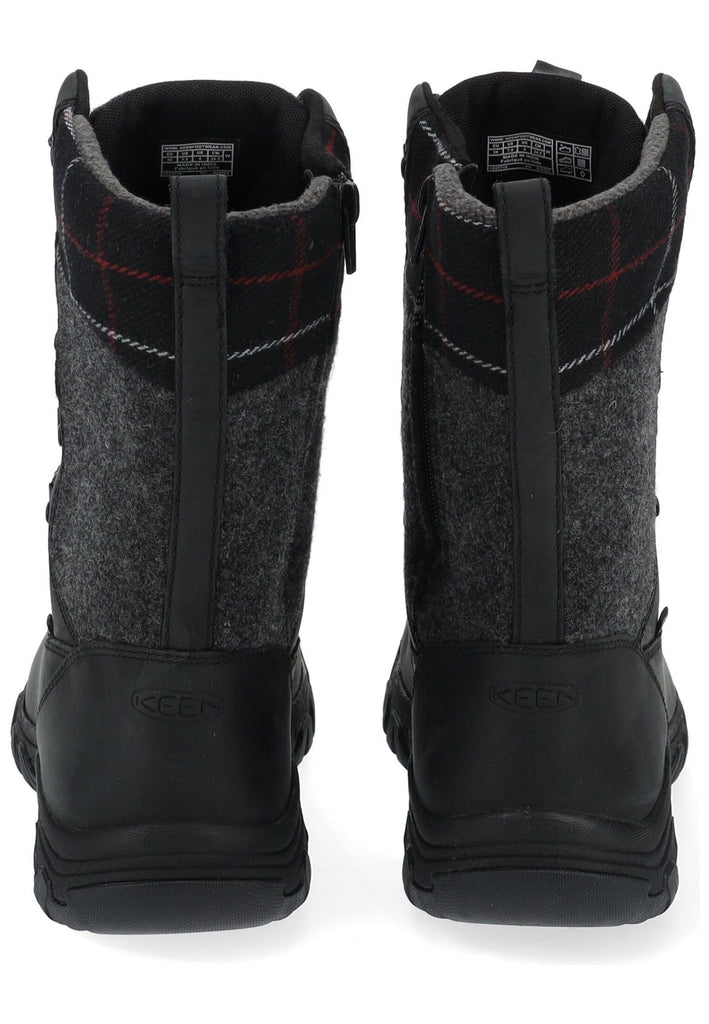 Keen Stiefelette Leder/Textil Schwarz