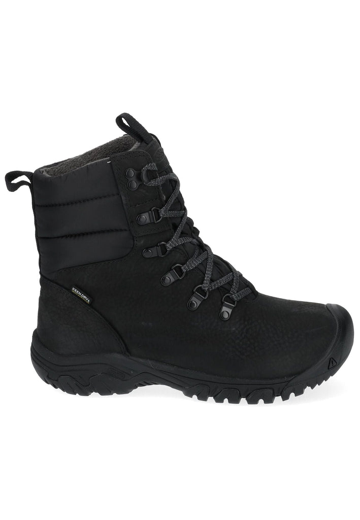Keen Stiefelette Leder/Textil Schwarz
