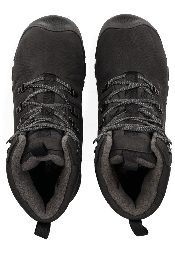 Keen Stiefelette Leder/Textil Schwarz