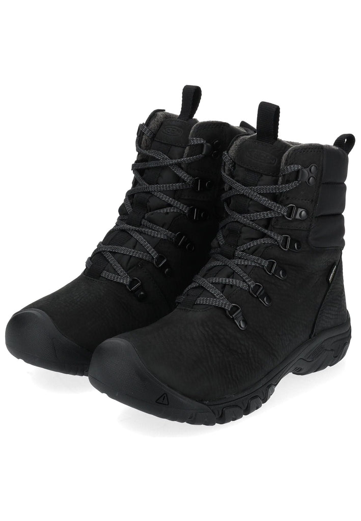 Keen Stiefelette Leder/Textil Schwarz