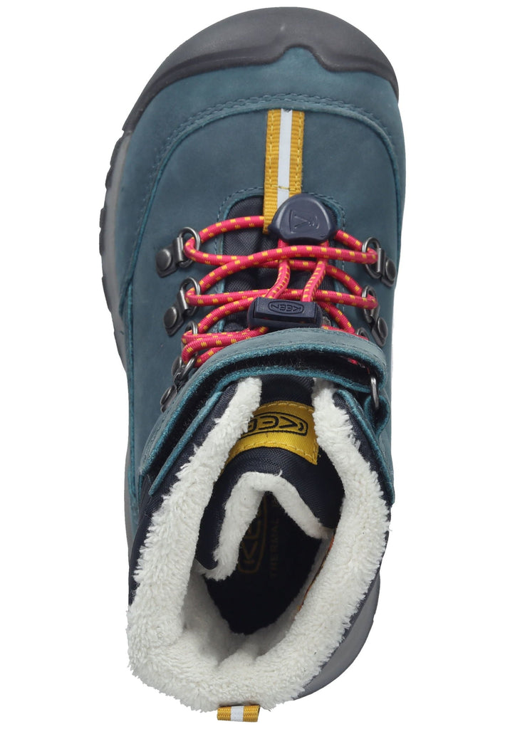 Keen Stiefelette Leder Türkis Warmfutter