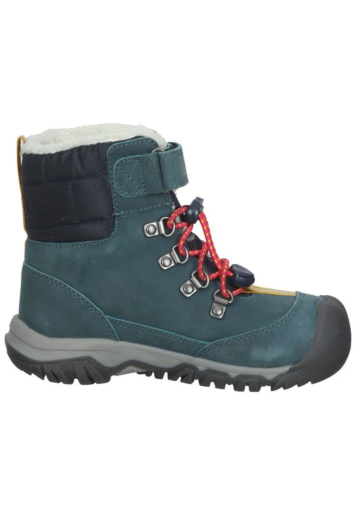 Keen Stiefelette Leder Türkis Warmfutter