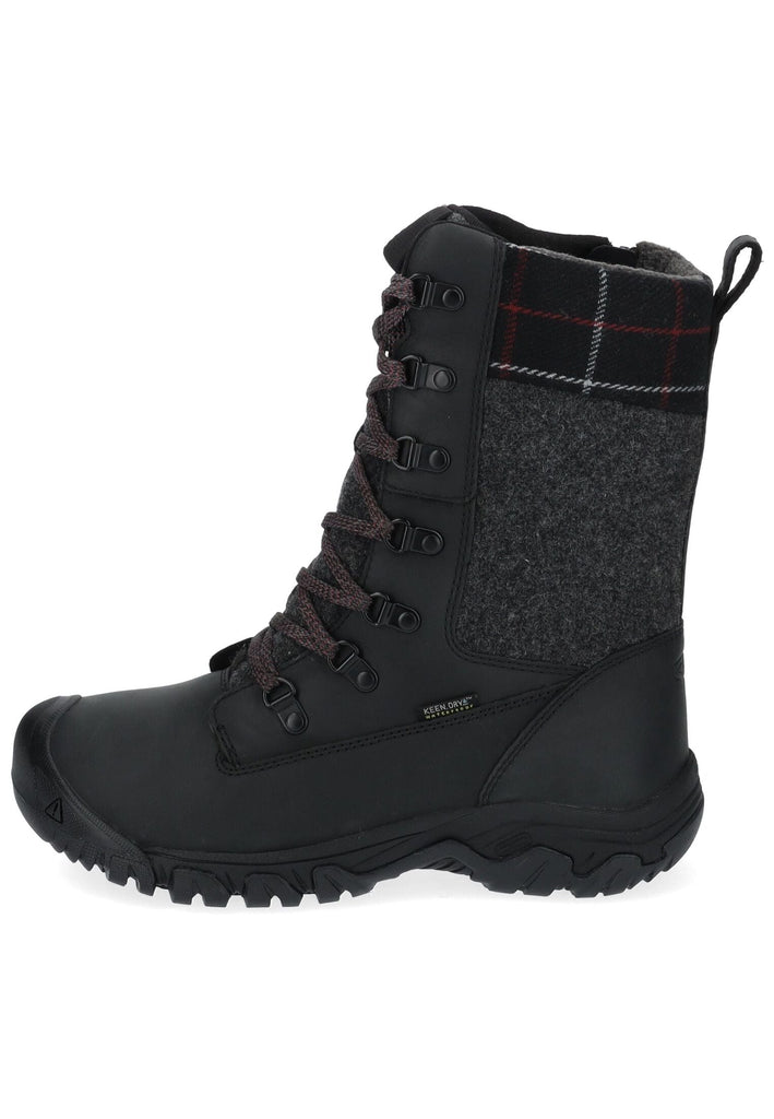 Stiefeletten Keen Stiefelette Leder/Textil Schwarz