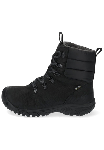 Stiefeletten Keen Stiefelette Leder/Textil Schwarz