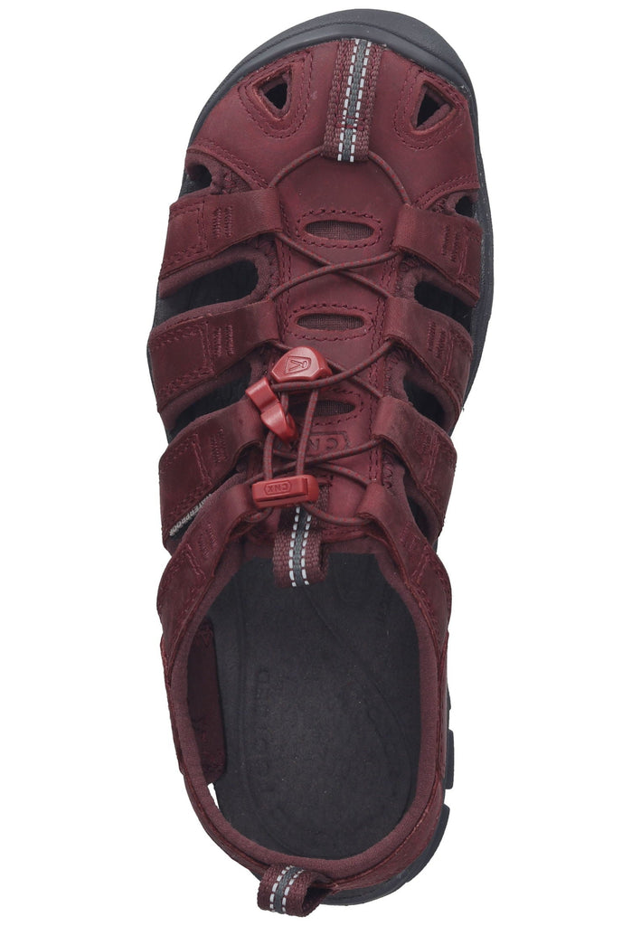 Keen Wanderschuhe Leder/Textil Bordeaux