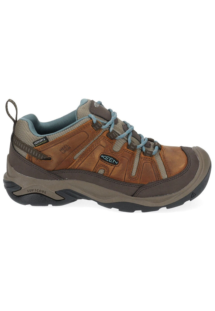 Keen Wanderschuhe Leder/Textil Braun/Blau