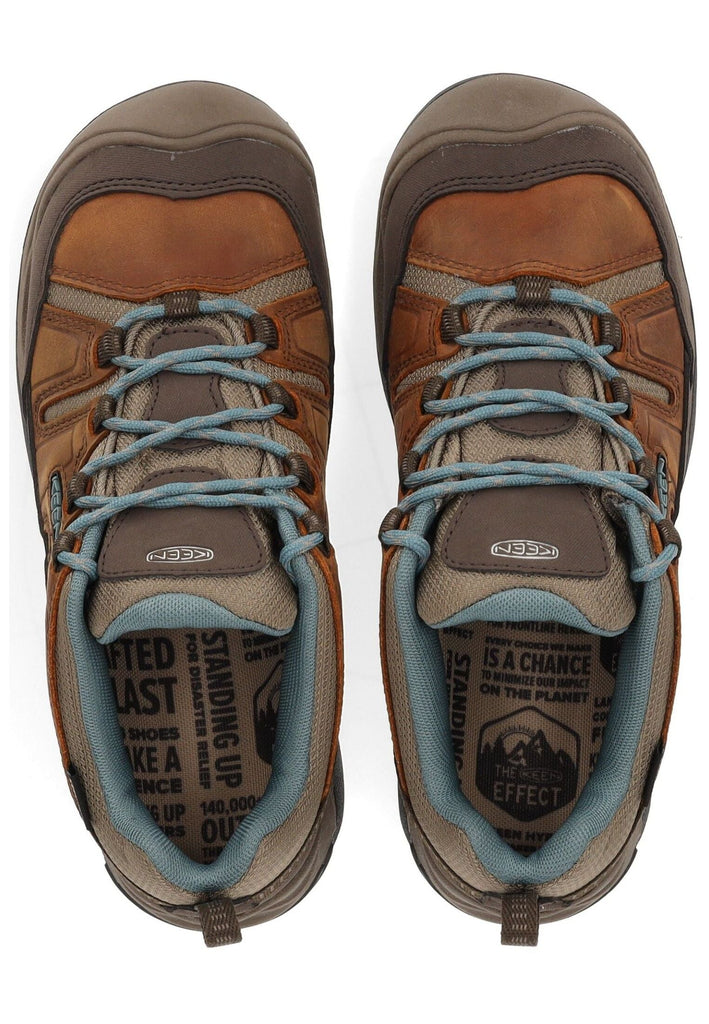 Keen Wanderschuhe Leder/Textil Braun/Blau