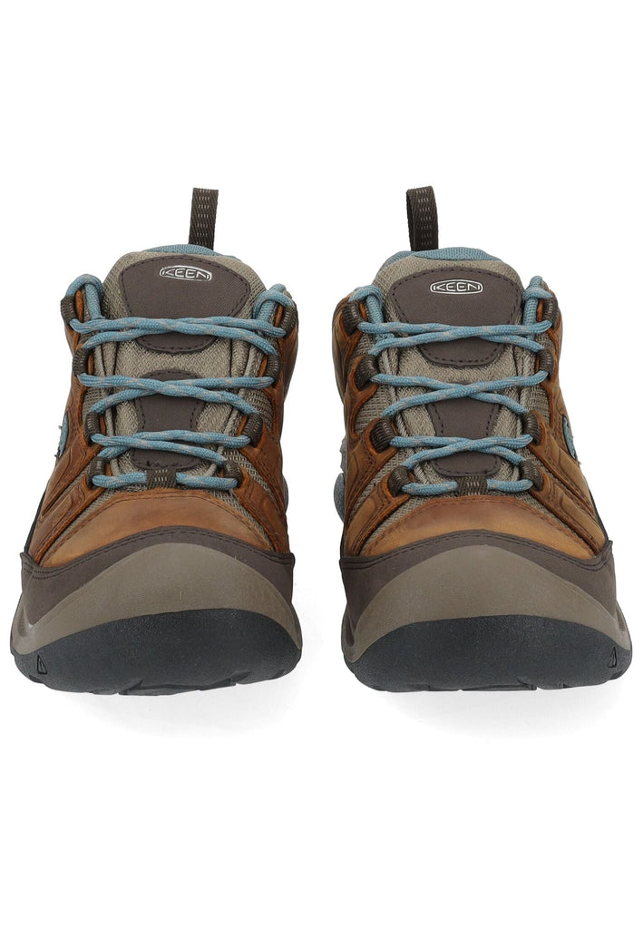 Keen Wanderschuhe Leder/Textil Braun/Blau