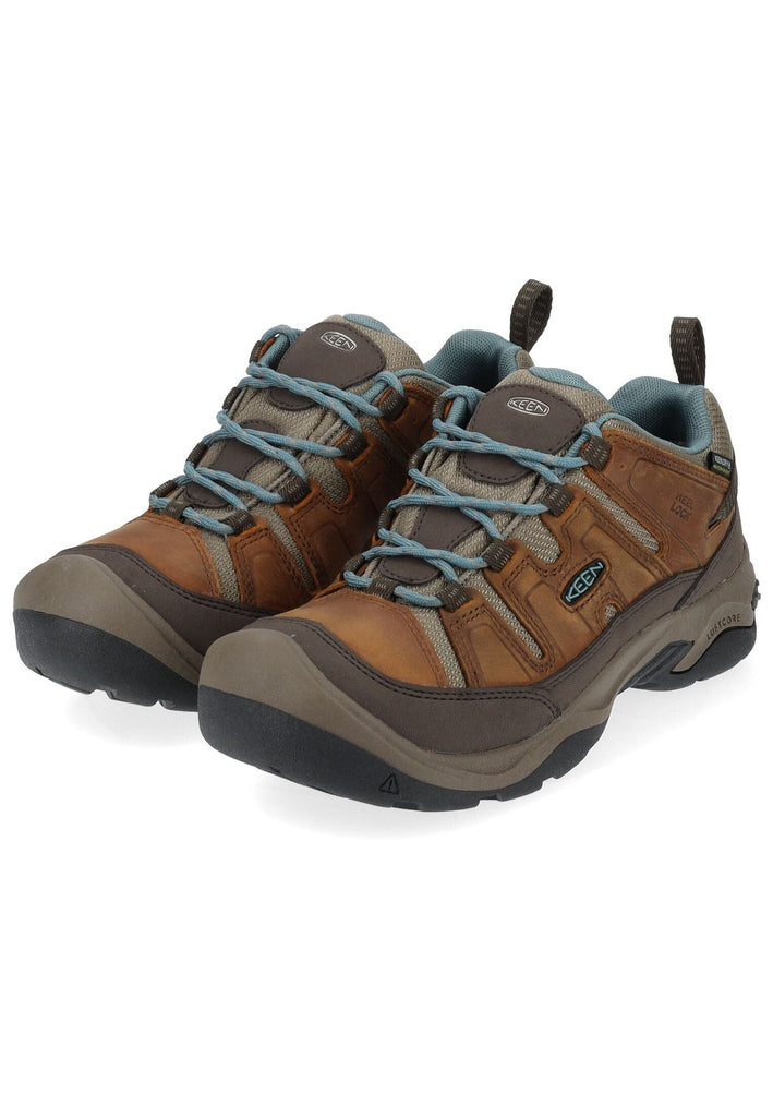 Keen Wanderschuhe Leder/Textil Braun/Blau
