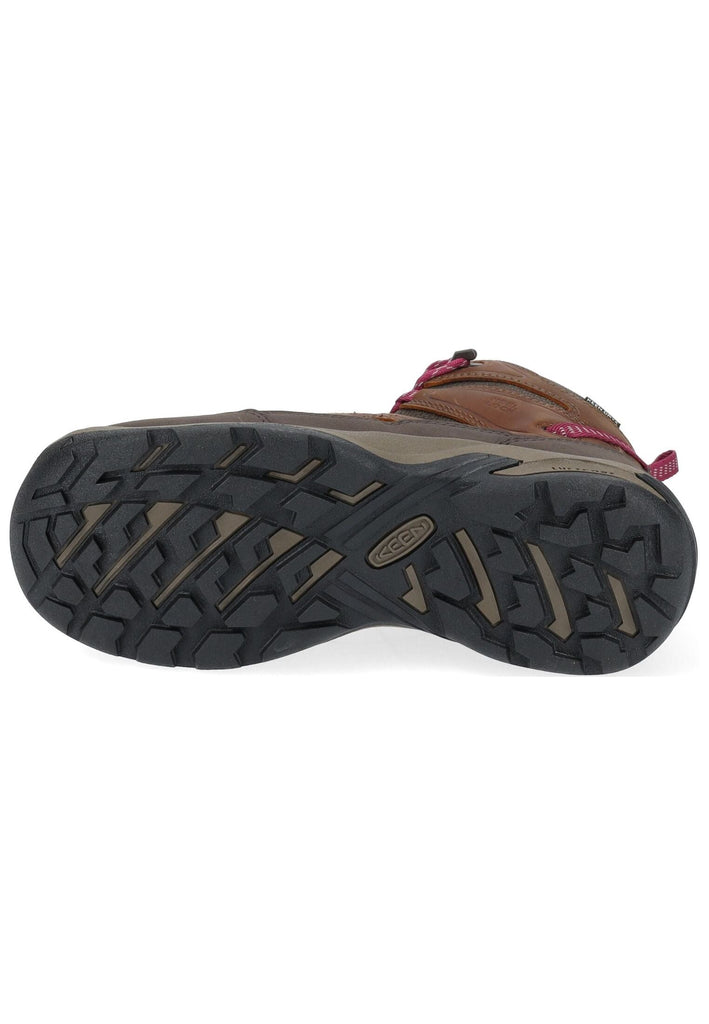 Keen Wanderschuhe Leder/Textil Braun/Lila