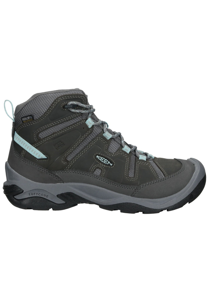 Keen Wanderschuhe Leder/Textil Grau/Blau