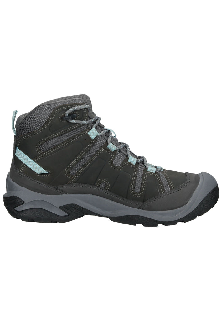 Keen Wanderschuhe Leder/Textil Grau/Blau