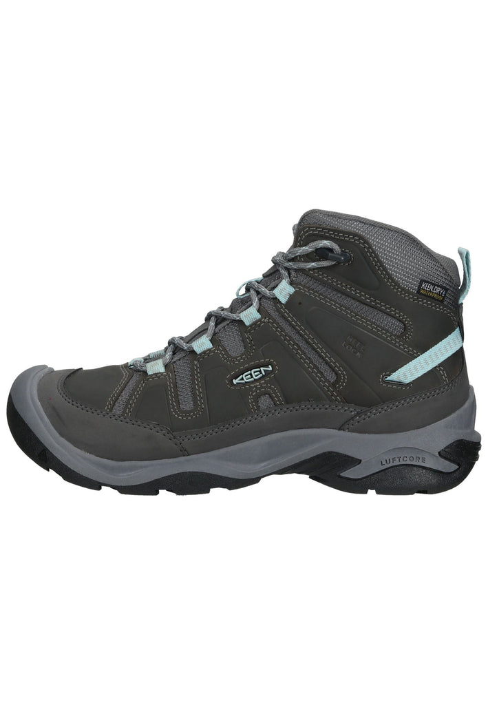 Keen Wanderschuhe Leder/Textil Grau/Blau