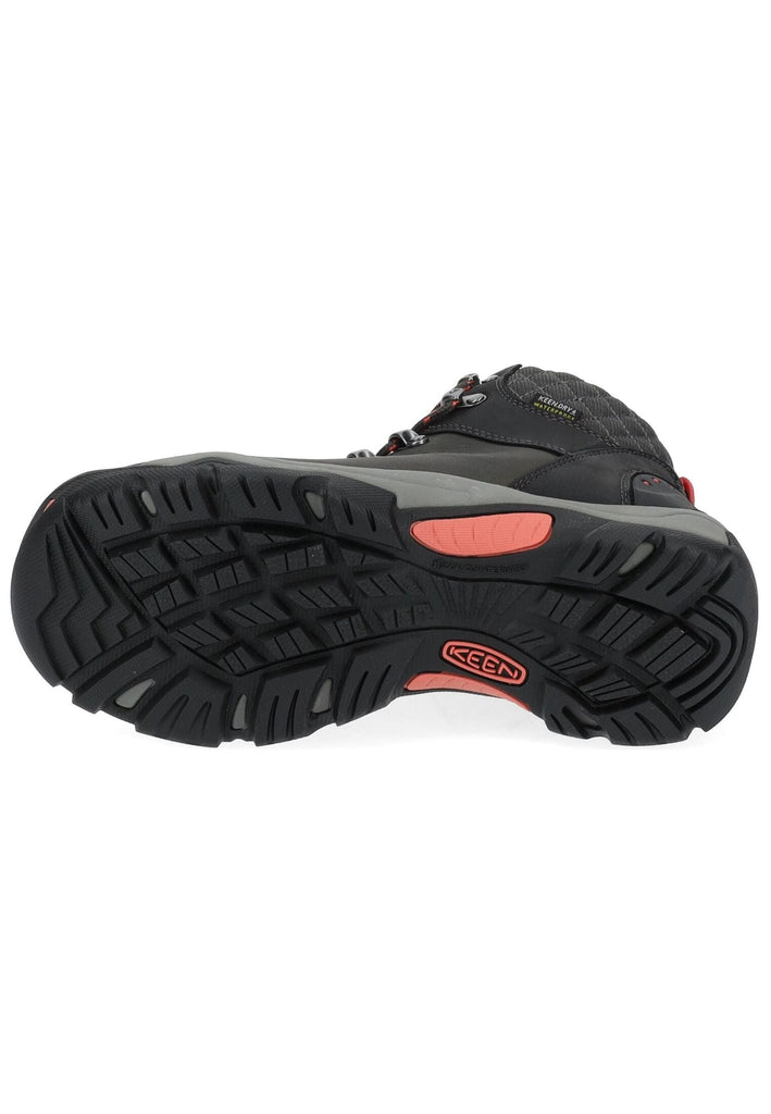 Keen Wanderschuhe Leder/Textil Schwarz