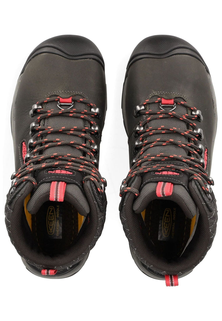 Keen Wanderschuhe Leder/Textil Schwarz