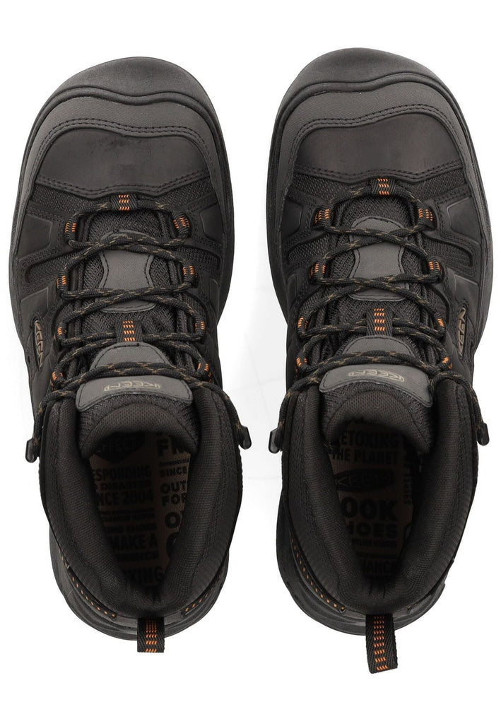 Keen Wanderschuhe Leder/Textil Schwarz