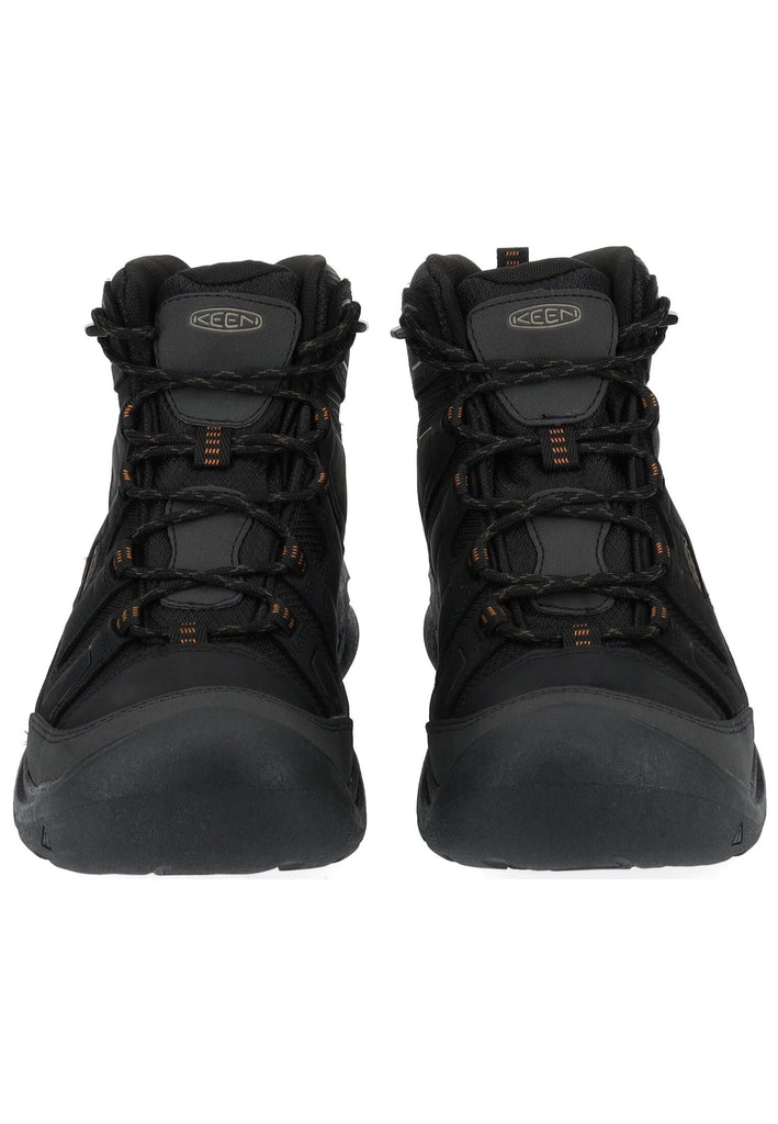 Keen Wanderschuhe Leder/Textil Schwarz