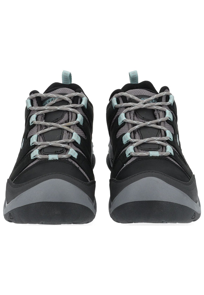 Keen Wanderschuhe Leder/Textil Schwarz/Blau