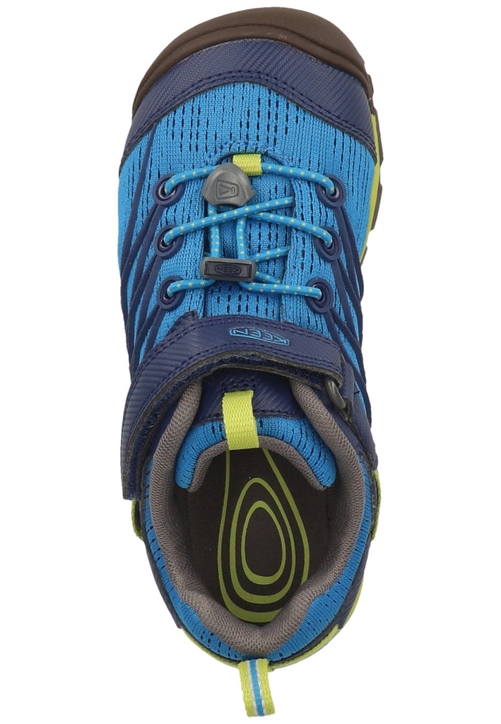 Keen Wanderschuhe Lederimitat/Mesh Blau/Grün