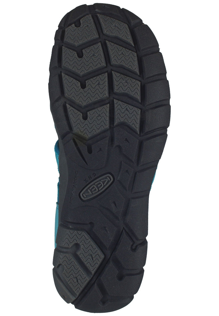 Keen Wanderschuhe Lederimitat/Nylon Mittelblau