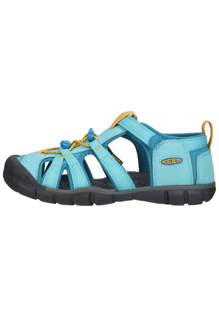 Keen Wanderschuhe Lederimitat/Nylon Mittelblau