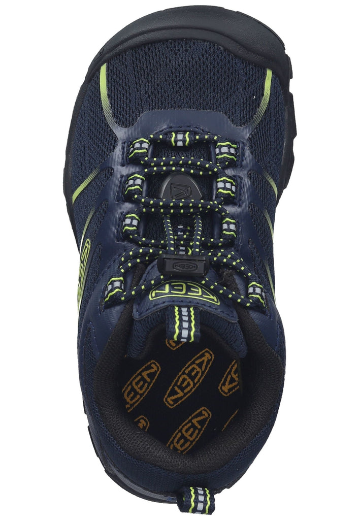 Keen Wanderschuhe Lederimitat/Textil Blau/Gelb