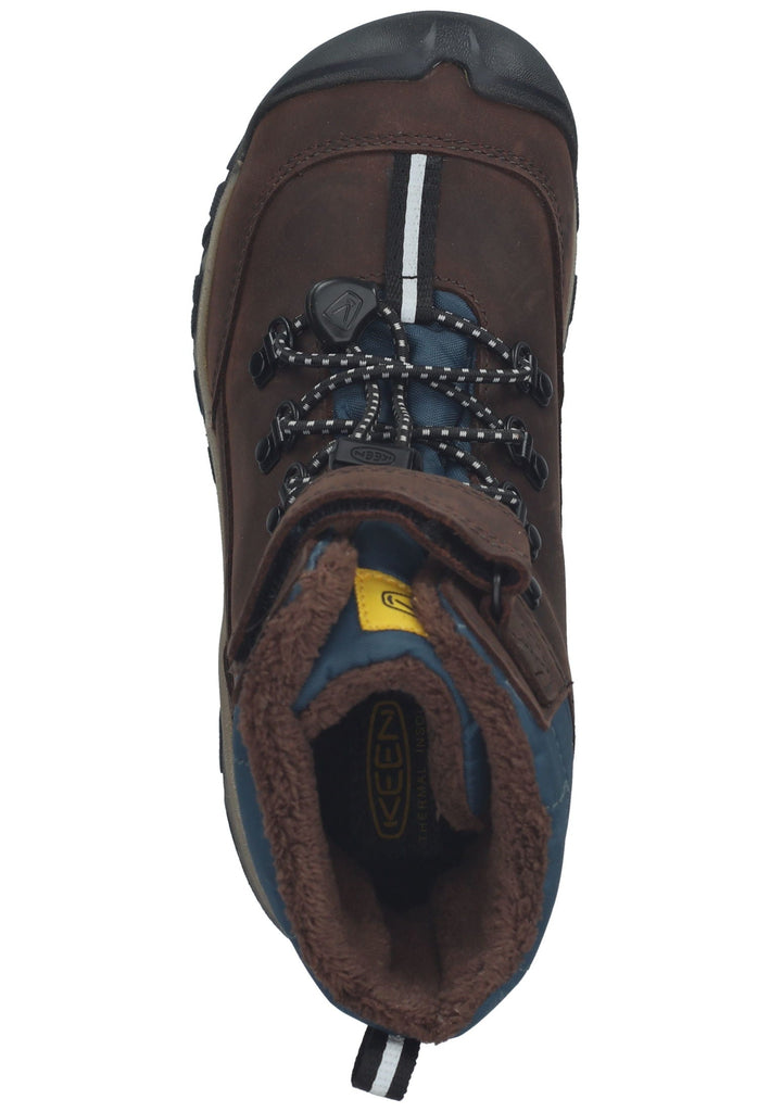 Keen Wanderschuhe Lederimitat/Textil Braun