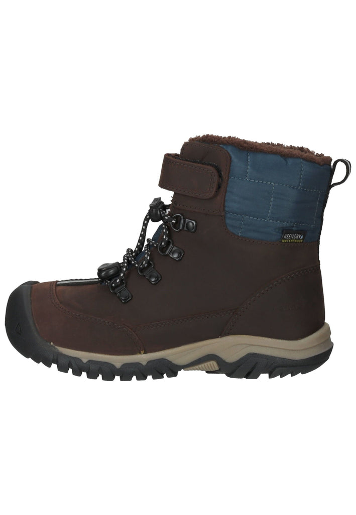 Keen Wanderschuhe Lederimitat/Textil Braun