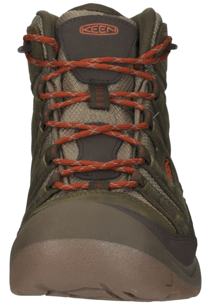 Keen Wanderschuhe Lederimitat/Textil Dunkelgrün