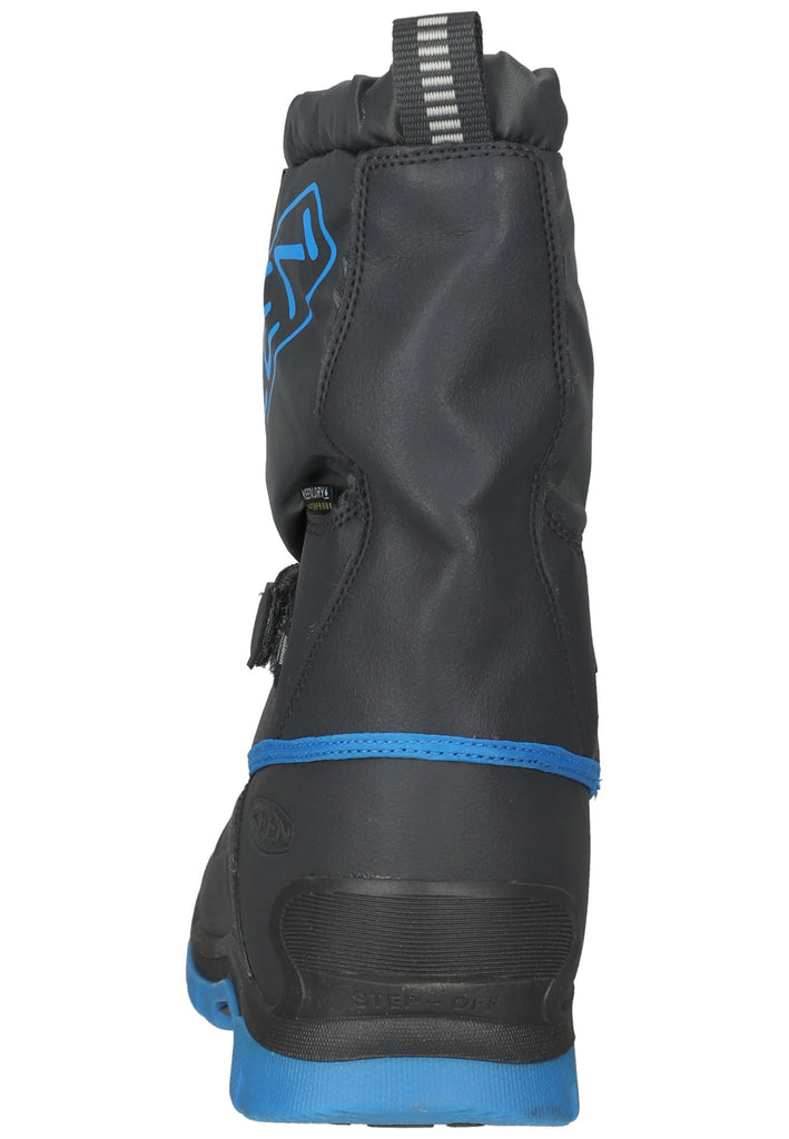 Keen Wanderschuhe Lederimitat/Textil Grau/Blau Warmfutter