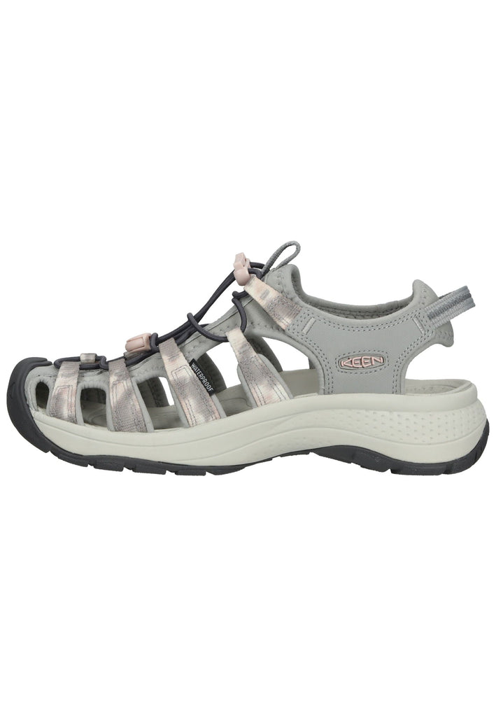 Keen Wanderschuhe Lederimitat/Textil Grau/Rosa