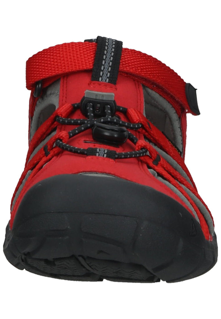 Keen Wanderschuhe Lederimitat/Textil Rot/Schwarz