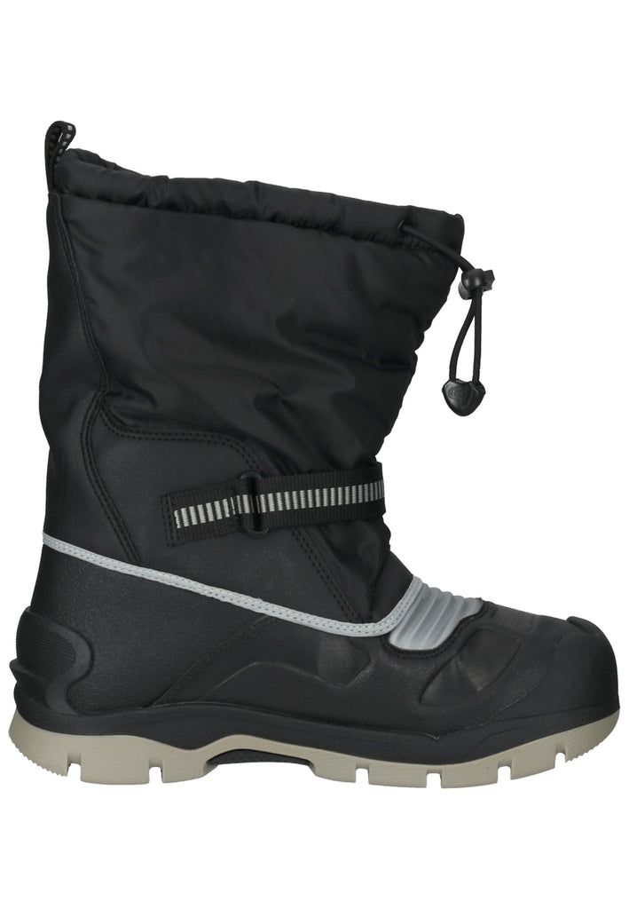 Keen Wanderschuhe Lederimitat/Textil Schwarz/Silber Warmfutter