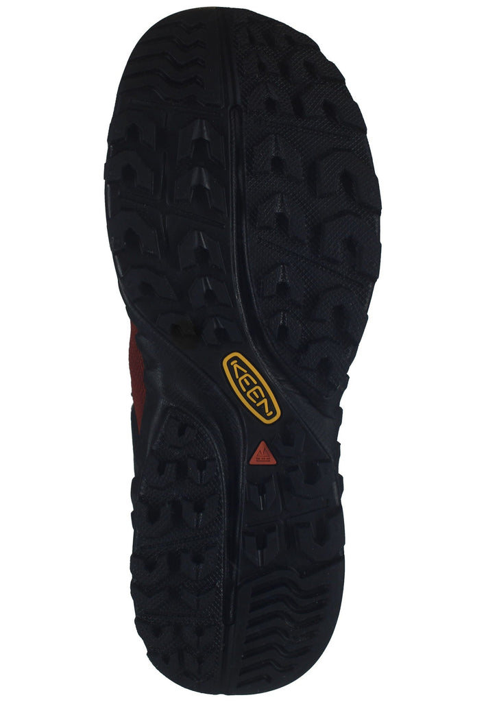 Keen Wanderschuhe Polyester Schwarz/Rot