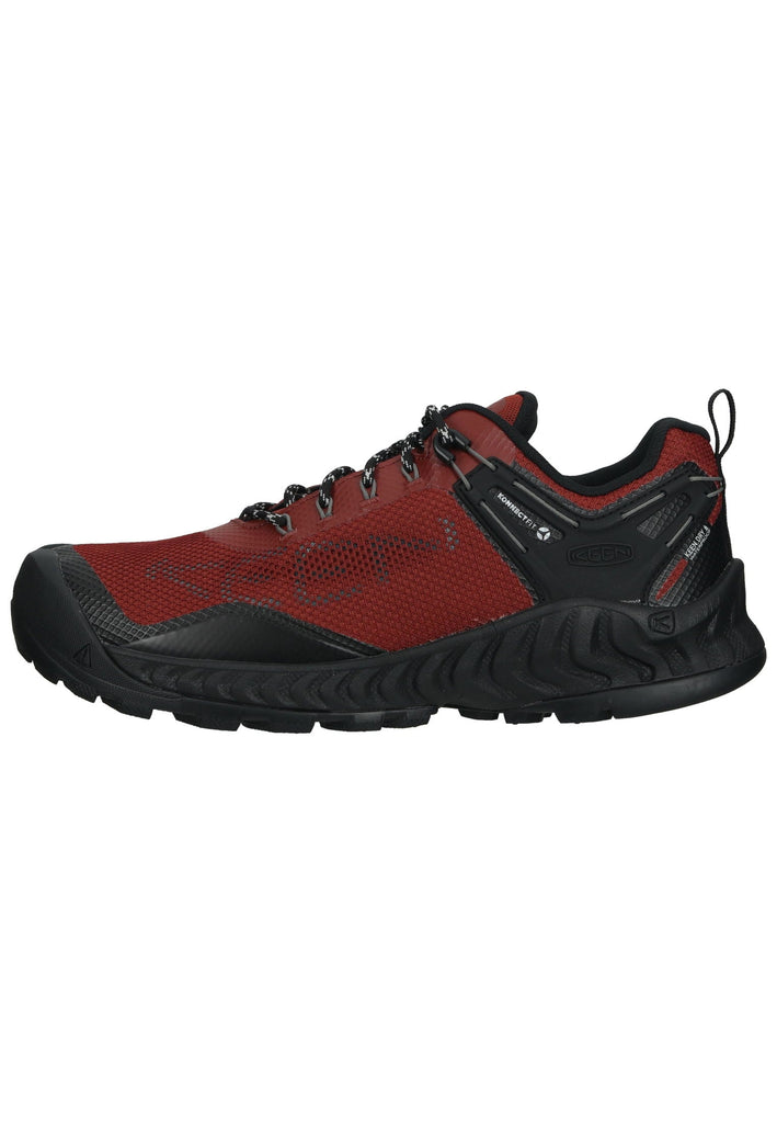 Keen Wanderschuhe Polyester Schwarz/Rot