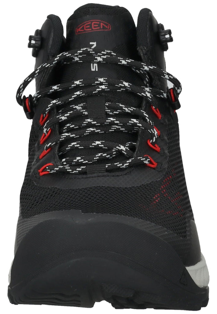 Keen Wanderschuhe Synthetik/Textil Schwarz/Rot