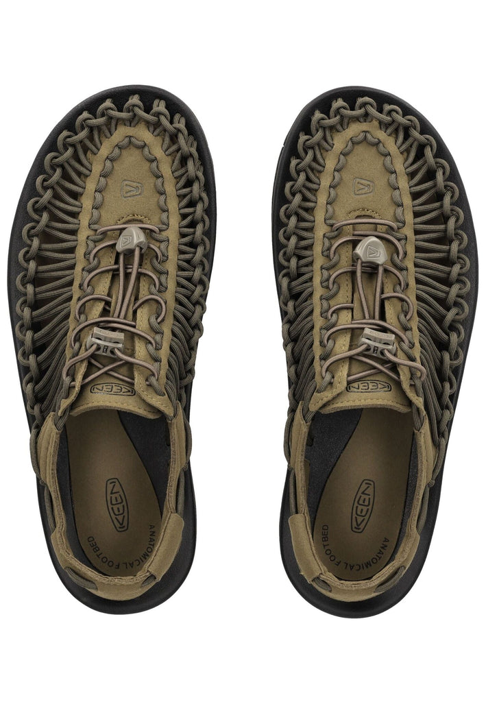 Keen Wanderschuhe Textil Olive/Schwarz